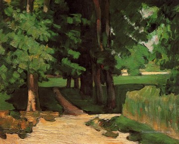 Paul Cézanne œuvres - Ruelle des Châtaigniers au Jas de Bouffan Paul Cézanne